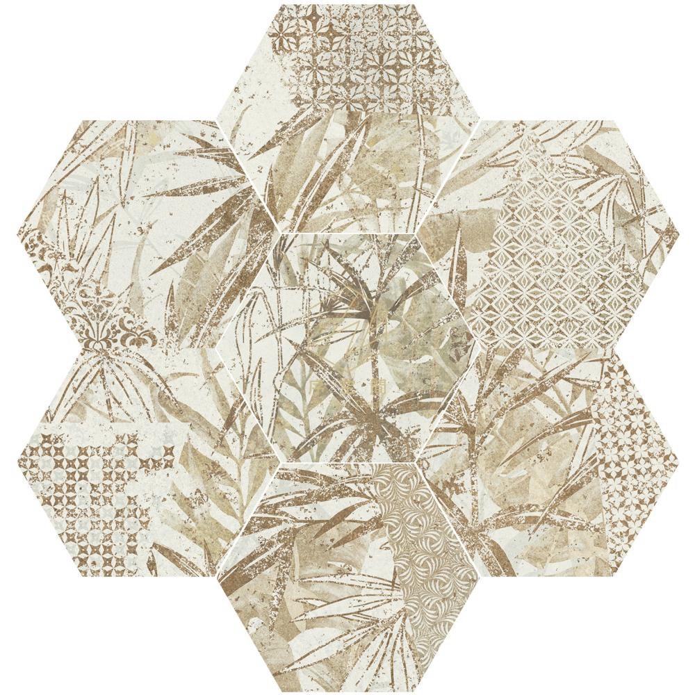 竹林六角磚/方磚