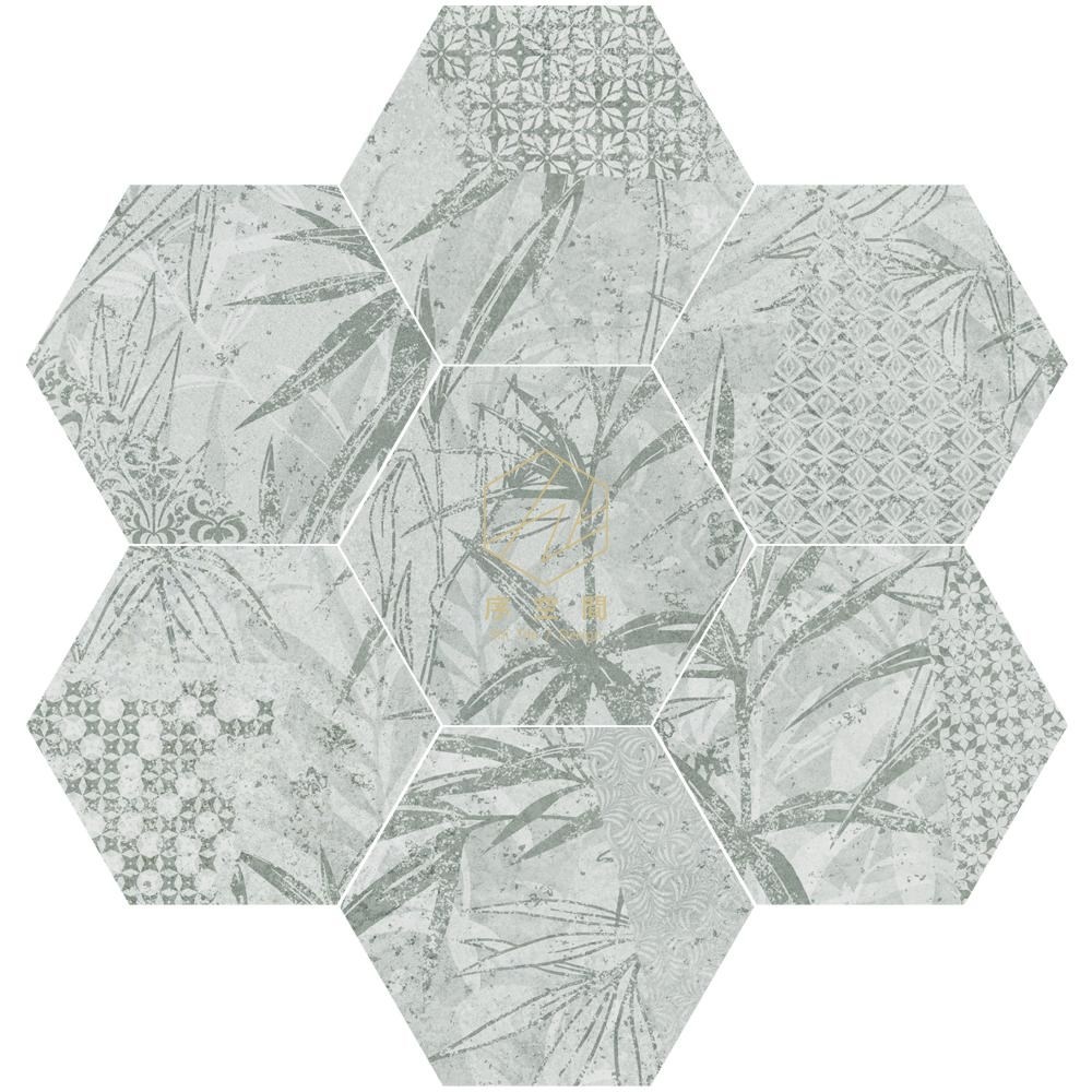 竹林六角磚/方磚