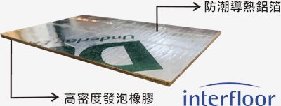 英國Duralay⾼密度彈性橡膠隔⾳墊